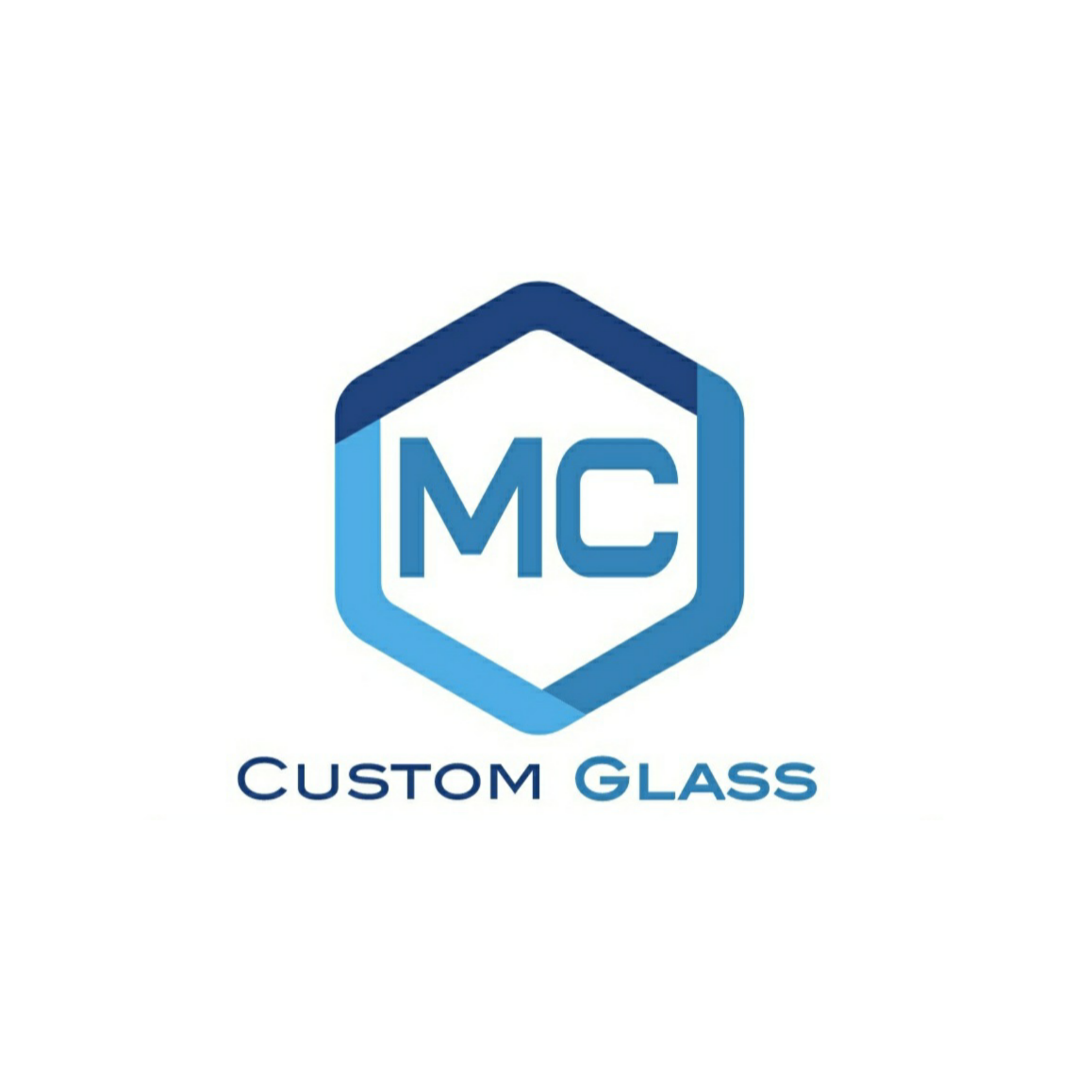 MC Custom Glass Logo