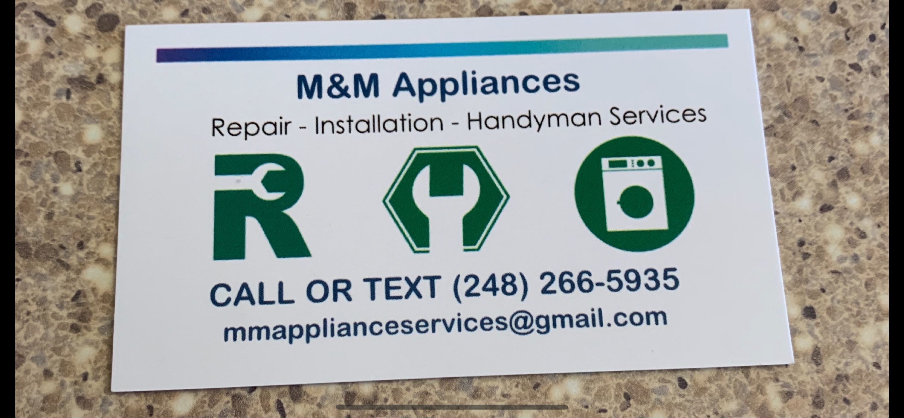 M&M Appliances Logo