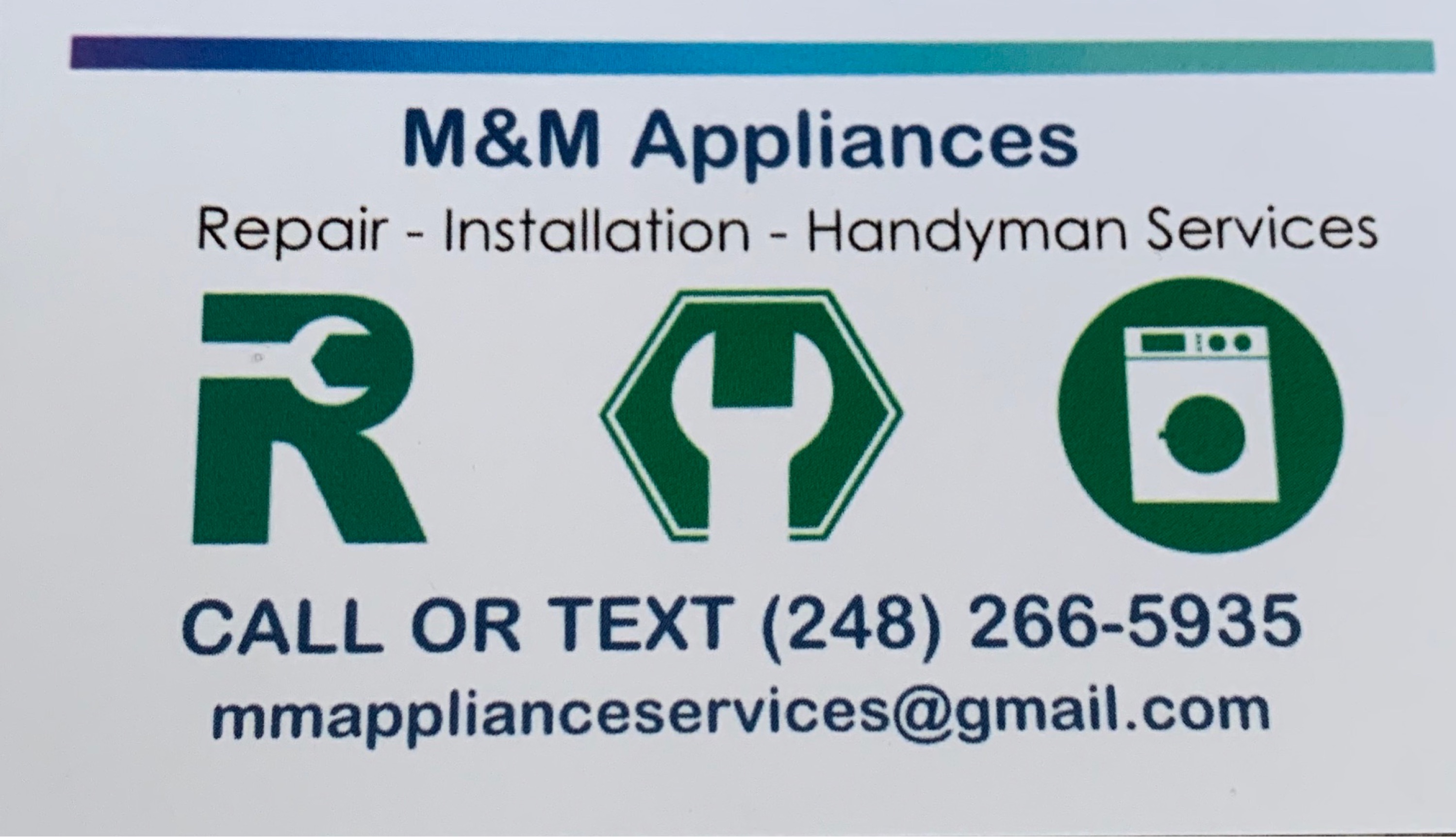 M&M Appliances Logo