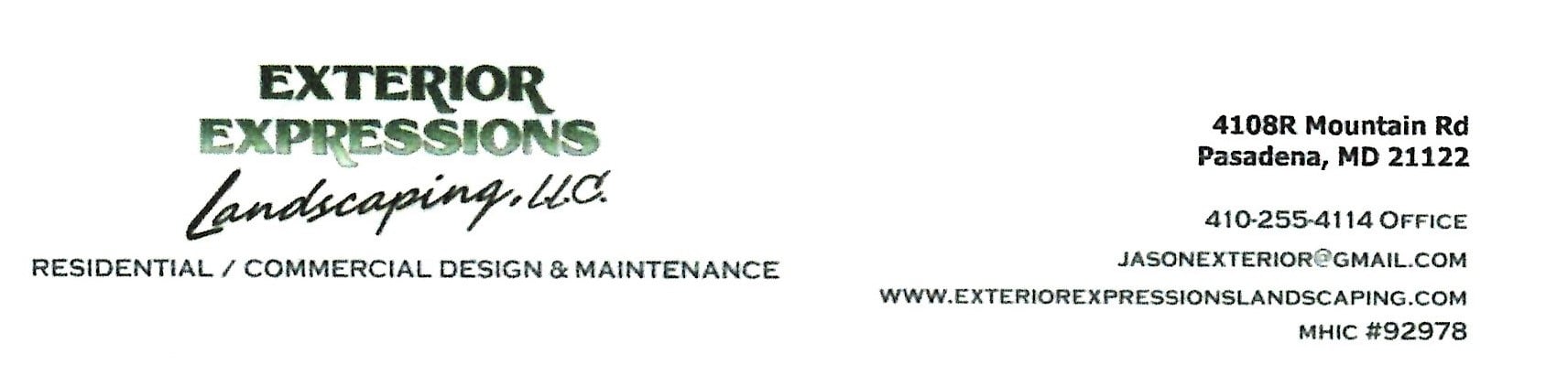 Exterior Expressions Landscaping Logo