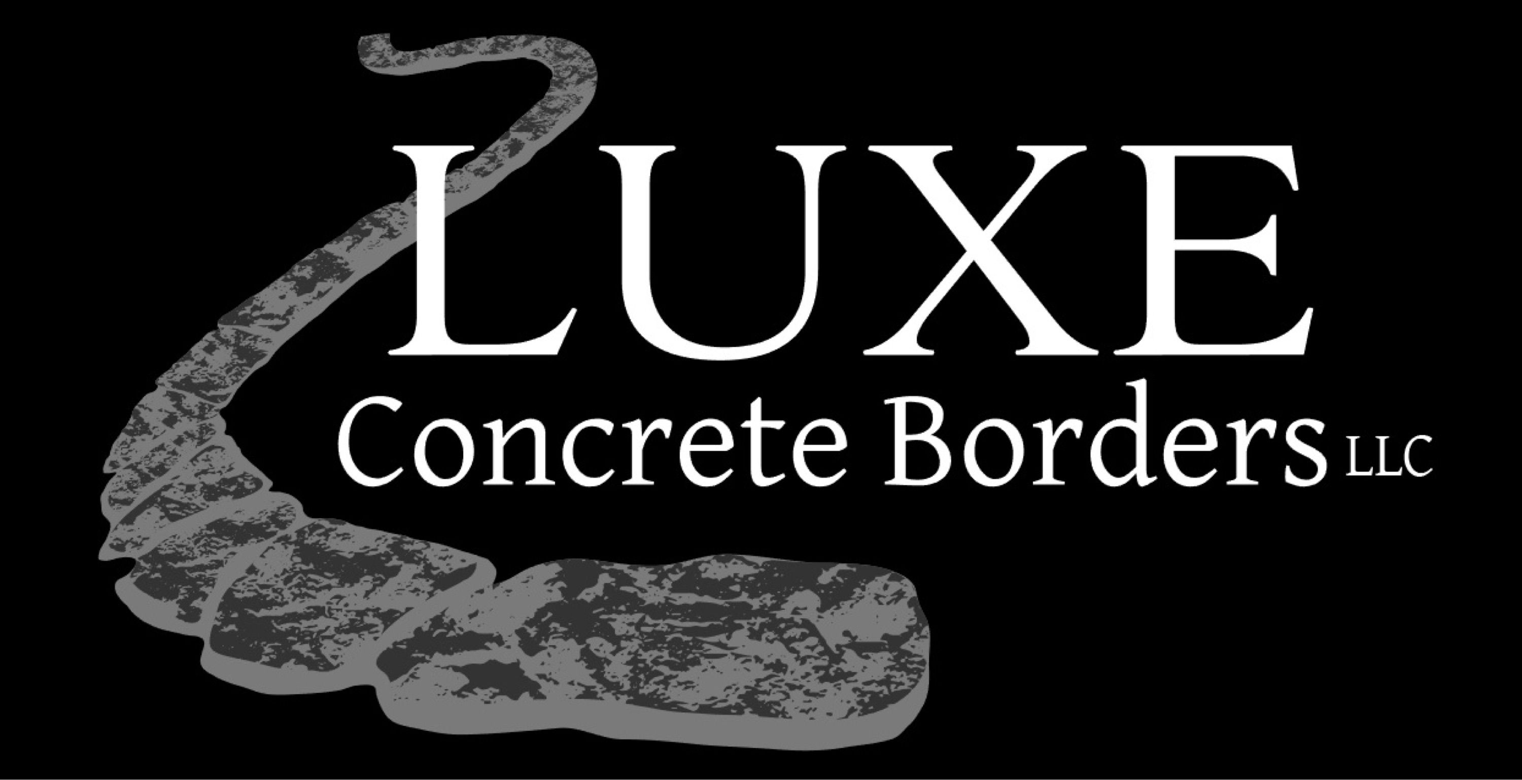 Luxe Concrete Borders, LLC Logo
