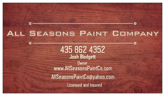 All Seasons Paint Co. Logo