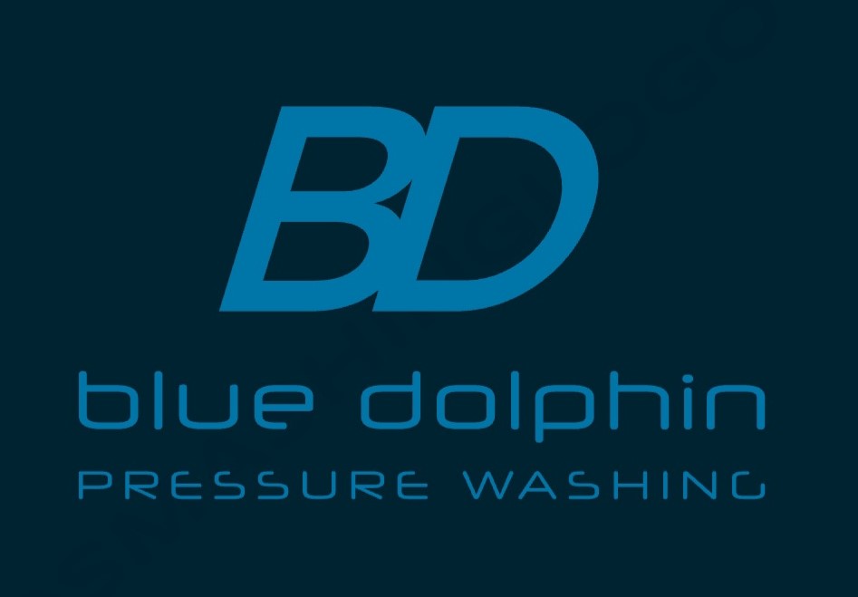 BLUE DOLPHIN Pressure Washing Logo