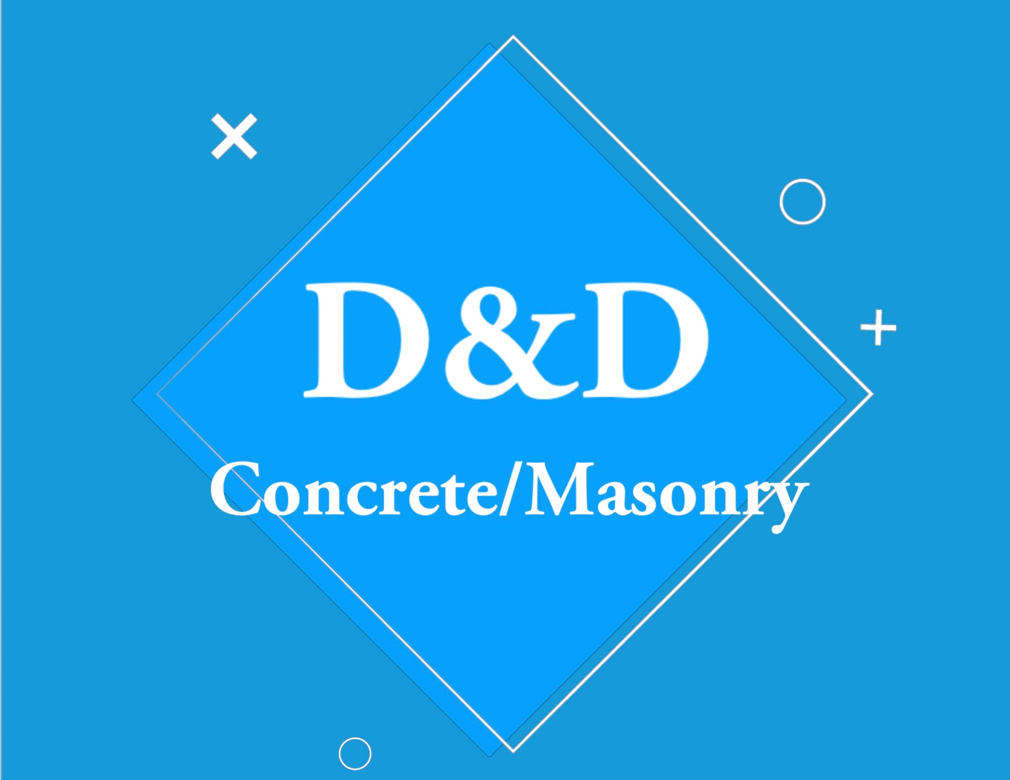D&D Concrete/Masonry, LLC Logo