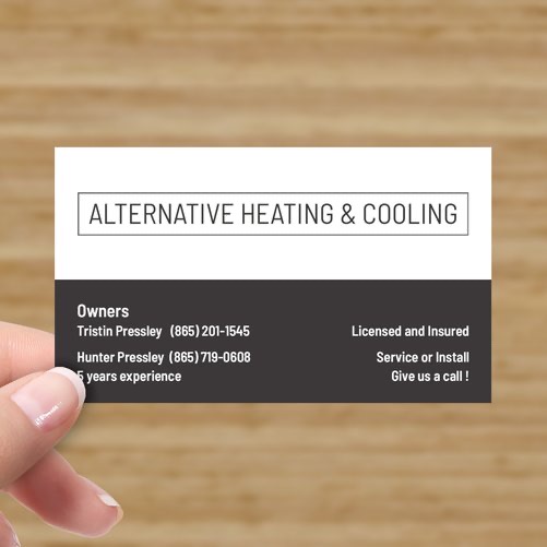 Alternative Heating & Cooling Logo