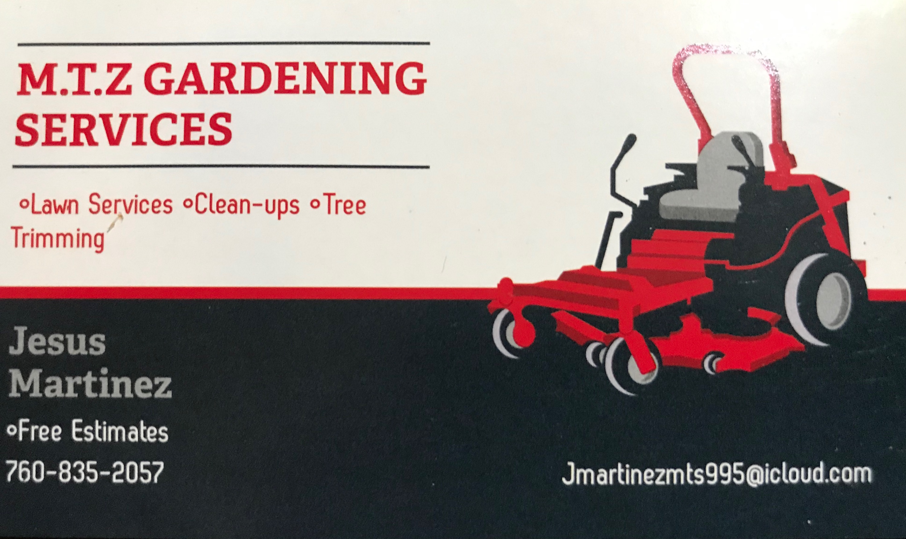 M.T.Z Gardening Services Logo