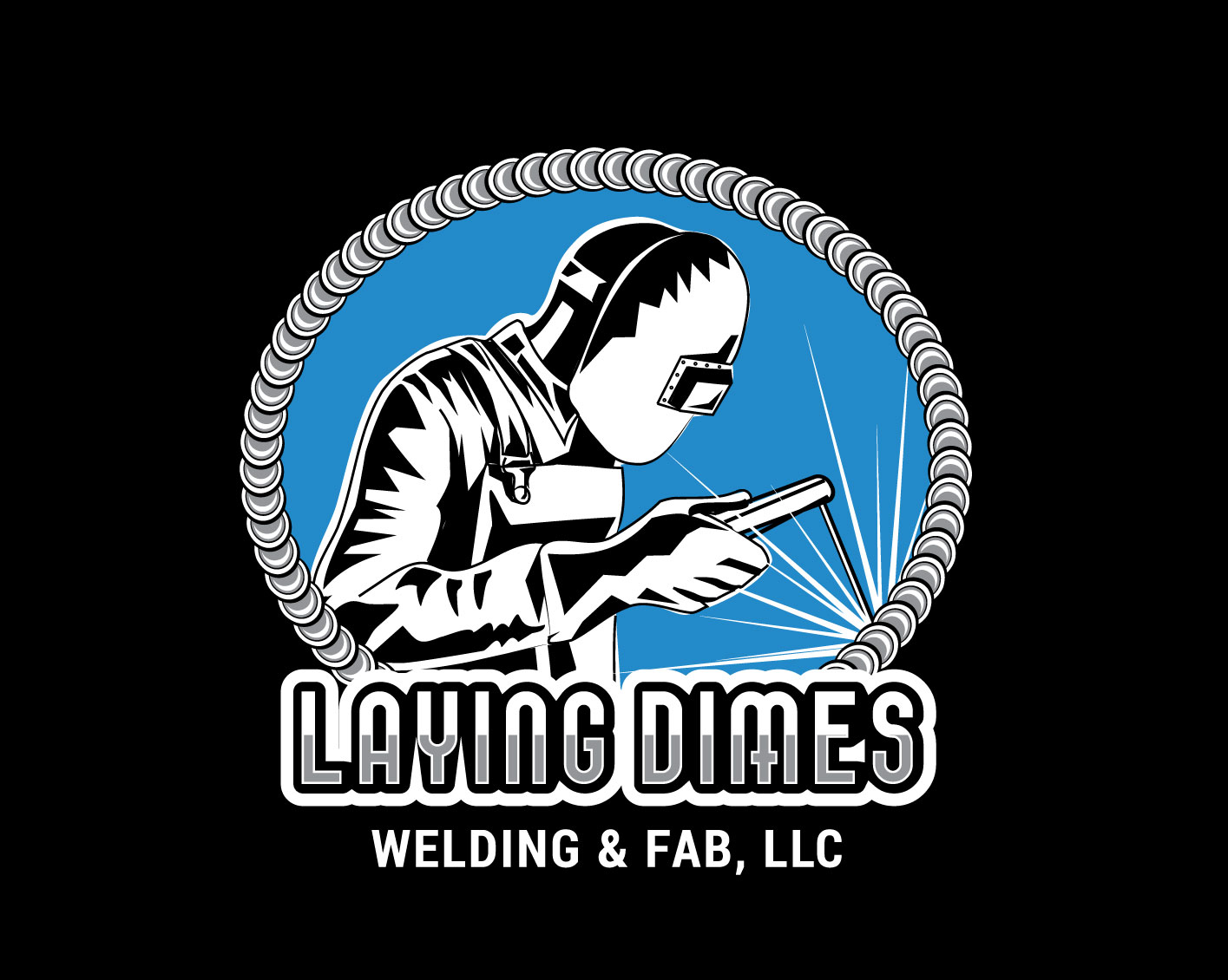 Laying Dimes Welding & Fab, LLC Logo