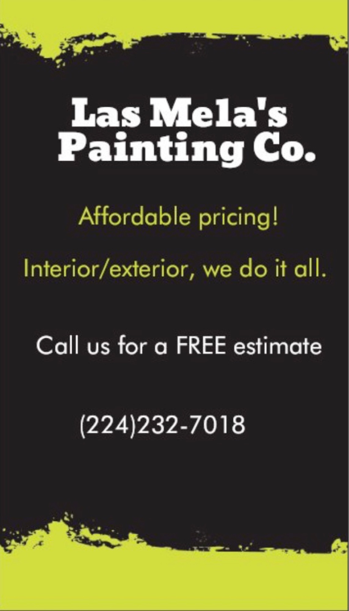 Las Mela's Painting Co. Logo