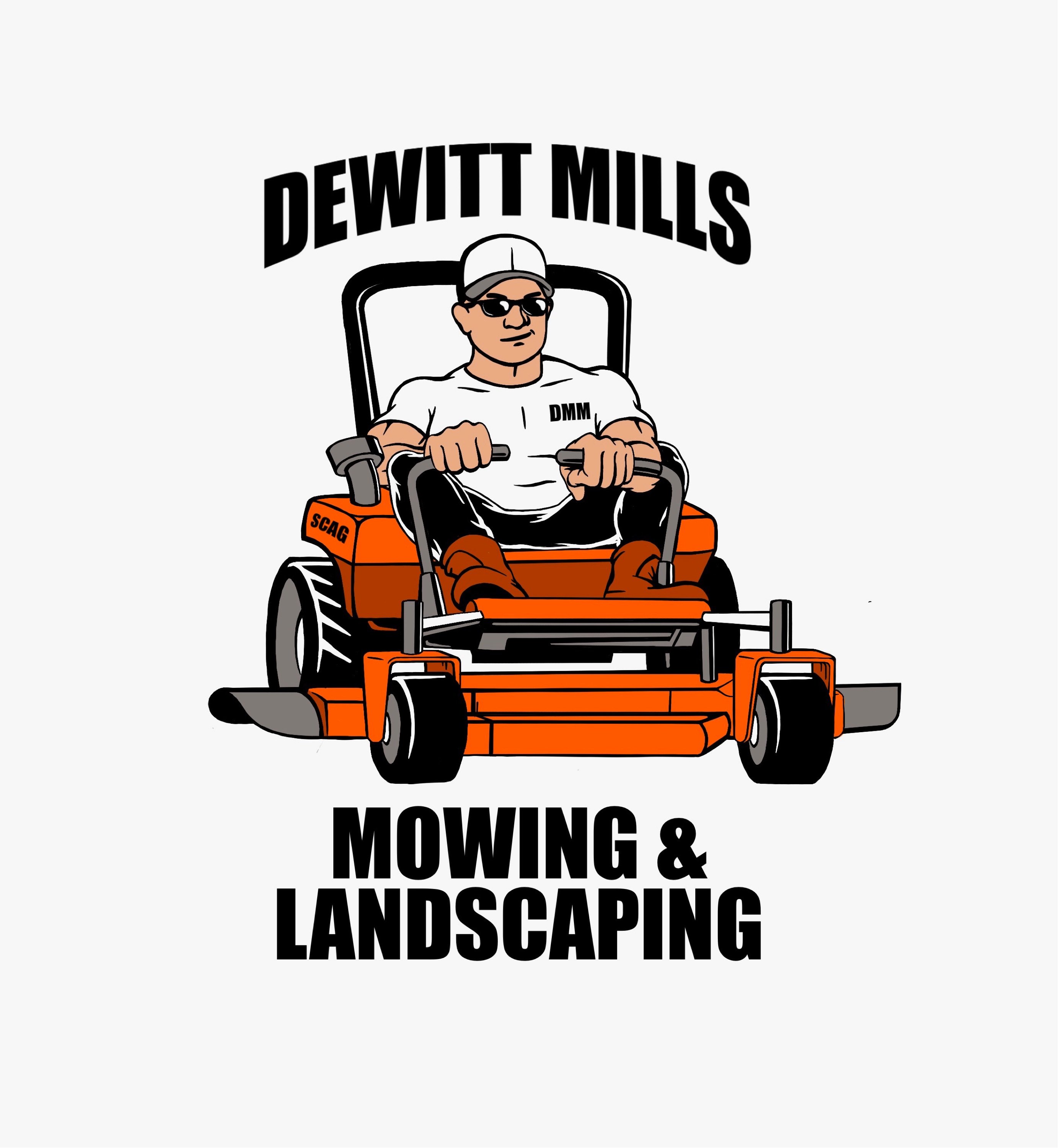 Dewitt Mills Mowing and Landscaping Logo