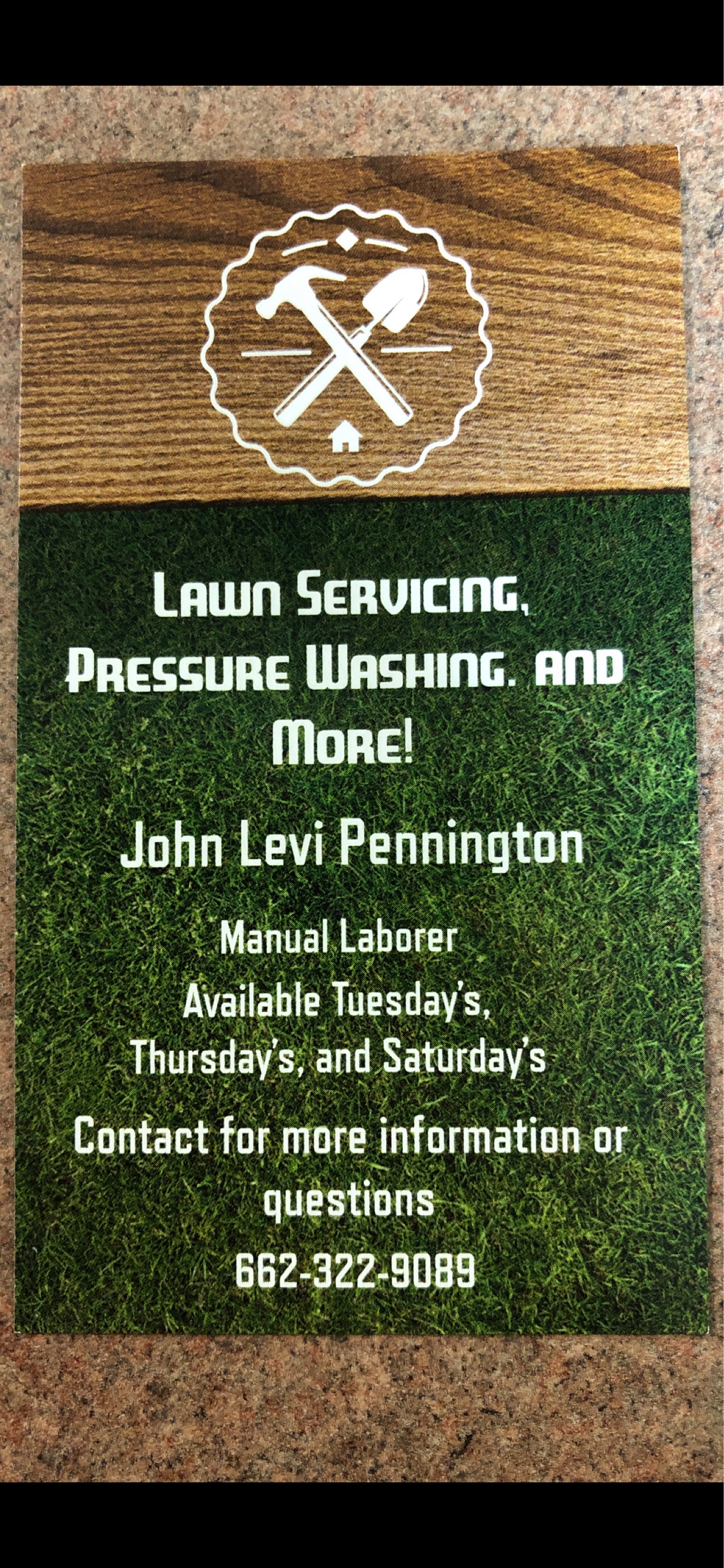 John Levi's Outdoor Services Logo