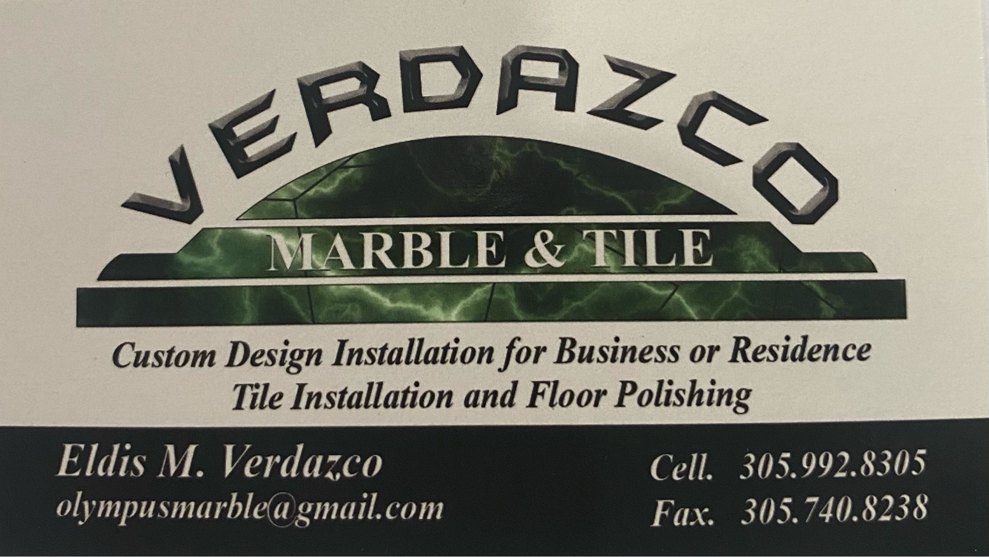 Verdazco Marble & Tile, Inc. Logo
