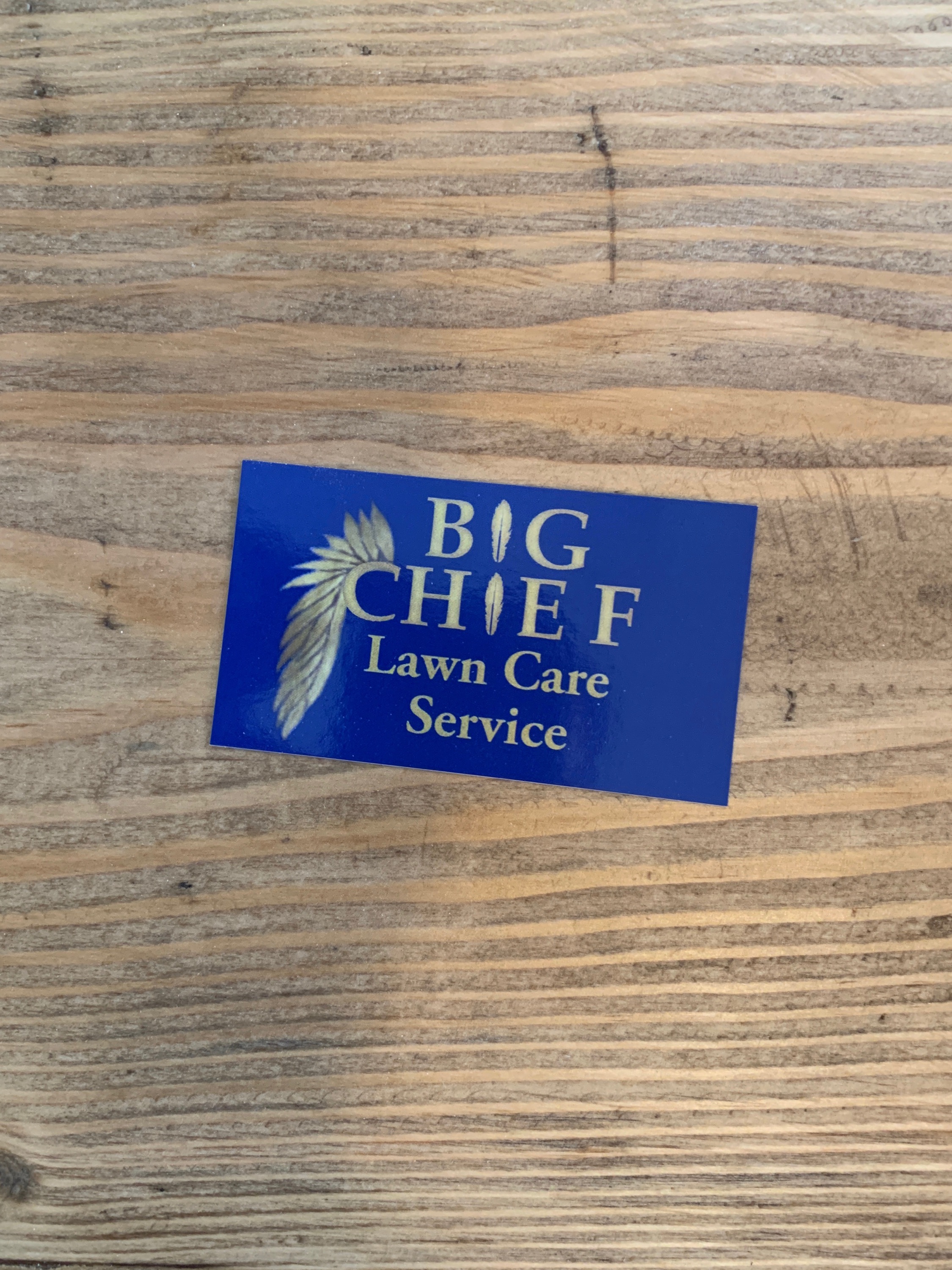 Big Chief Lawn Care Logo