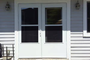 Mobile Home Mid Pet Door - Storm Doors - Exterior Doors White Mid-View Wo.....