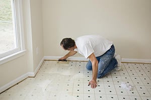 linoleum flooring vinyl install floor installation cost repair asbestos sheet much kitchen installing tiles does fix homeadvisor tile hardwood bathroom