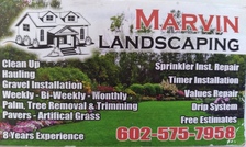 Marvin Landscaping logo