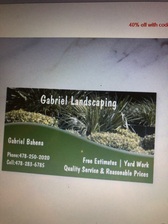 Gabriel's Landscaping logo
