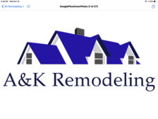 A & K Remodeling logo
