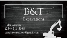 Logo for B & T Excavating
