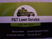P&T Lawn Service logo
