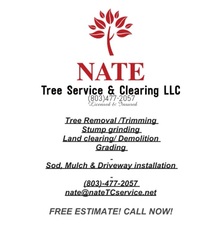 Logo for Nate Tree Service & Clearing, LLC
