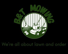 Logo for B & T Mowing