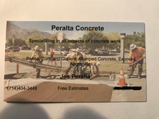 Logo for Peralta Concrete