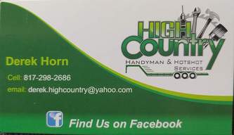 High Country Handyman & Hotshot Services logo