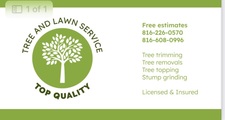 Logo for Top Quality Tree and Lawn Service