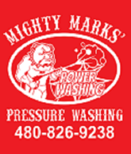 Mighty Mark's Pressure Washing logo