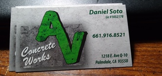 A V Concrete Works logo