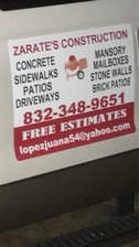 Zarates contruction company  Facebook logo