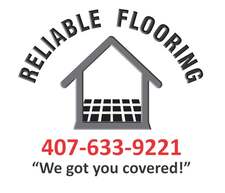 Logo for Reliable Flooring