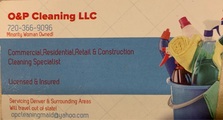 Logo for O & P Cleaning Maid