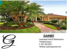 Gaines Landscape and Install logo