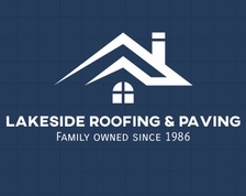 Logo for Lakeside Roofing and Paving