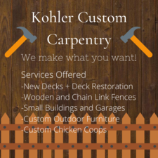 Logo for Kohler Custom Carpentry Facebook