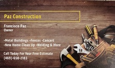 Paz Construction logo