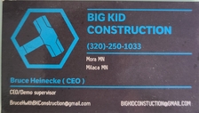 Logo for Big Kid Construction