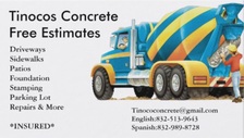Tinoco's Concrete logo