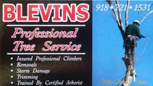 Logo for Blevins Professional Tree Service, LLC