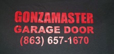 Gonzamaster garage door logo