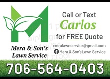 Mera & Son's Lawn Service logo