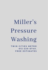 Logo for Miller's Pressure Washing Services