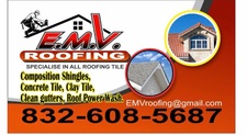 EMV Roofing logo