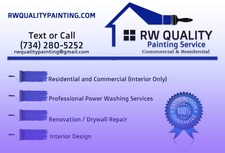 Logo for R&W Quality Painting Service LLC