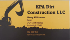 KPA Dirt Construction, LLC logo