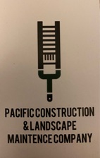 Logo for Pacific Construction and Landscape Maintenance Company