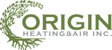 Logo for ORIGIN HEATING & AIR INC