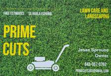 Logo for Prime Cut Lawn Care and Landscaping