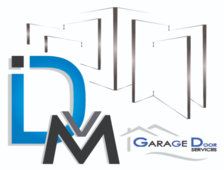 Logo for DVM Garage Door Services. Corp.